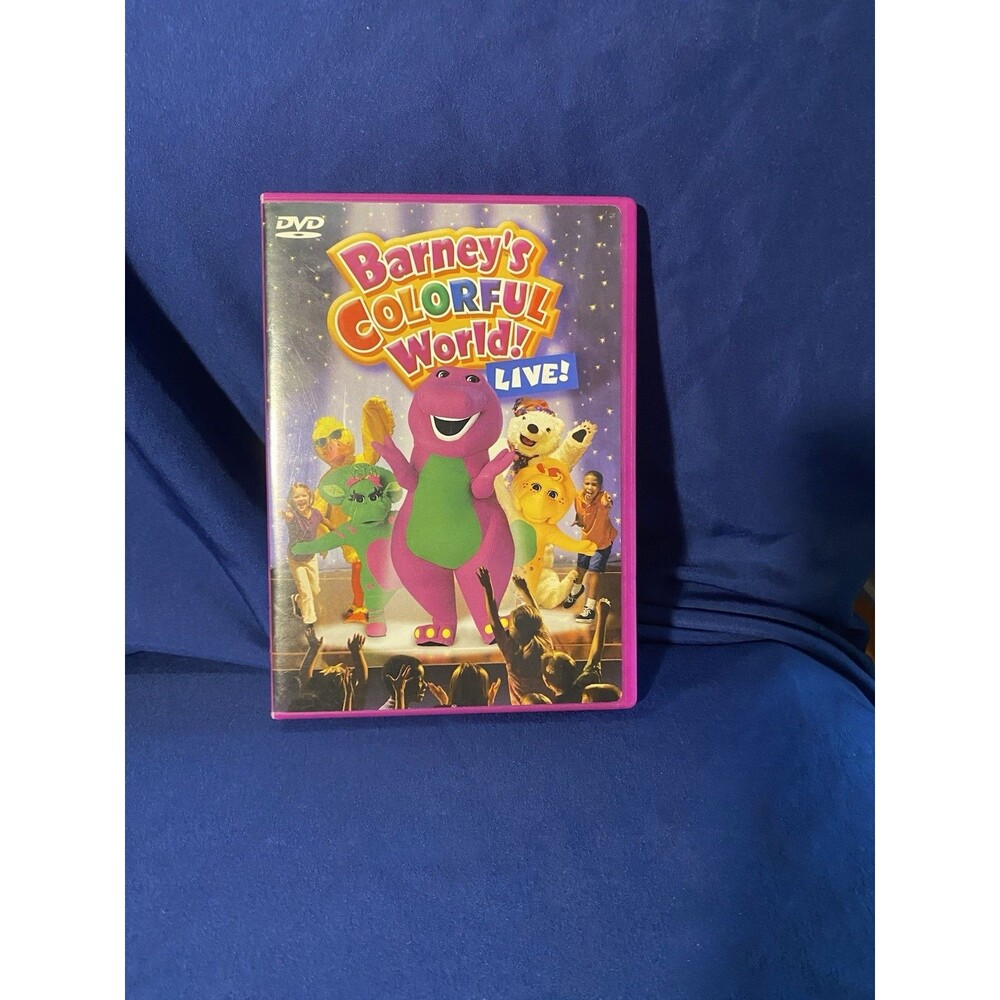 Barney Colorful World Live DVD, Rare.
